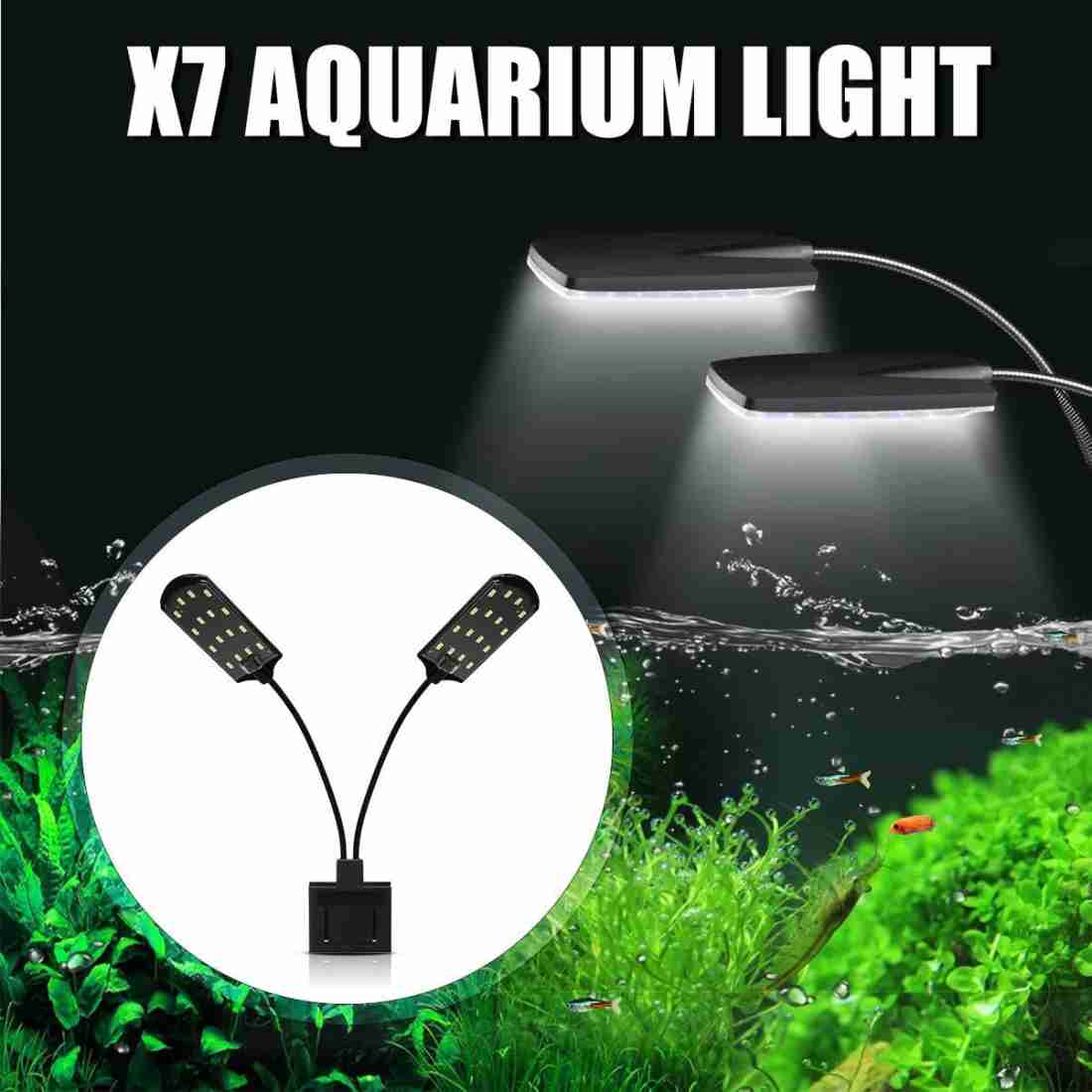 ضوء LED لحوض السمك X7