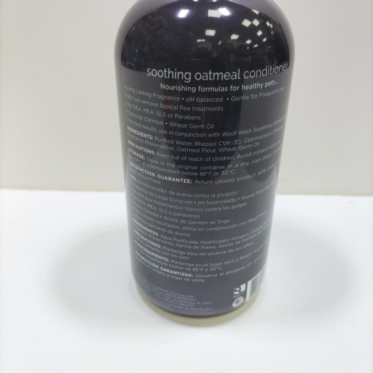 WOOF WASH SOOTHING OATMEAL CONDITIONER FOR PETS 709ML