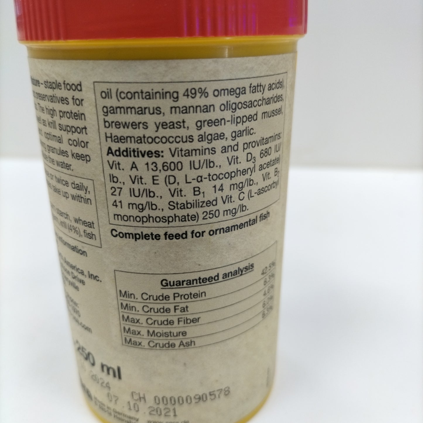 سيرا طعام سمك سيشليد محبب