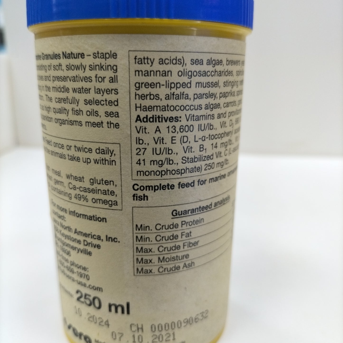 سيرا حبيبات بحرية طعام للأسماك 250 مل