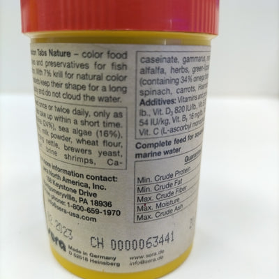 أقراص سيرا بلانكتون للأسماك الملونة