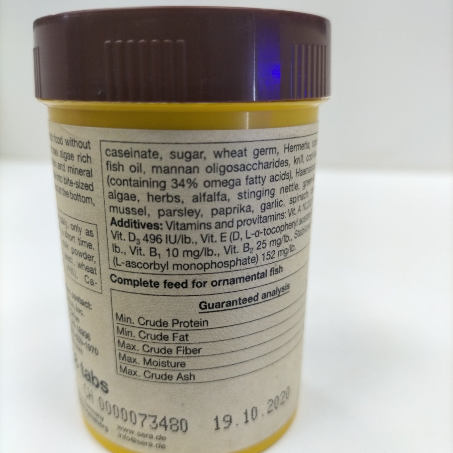 سيرا فيفورمو أقراص تغذية سفلية للأسماك 64 جرام