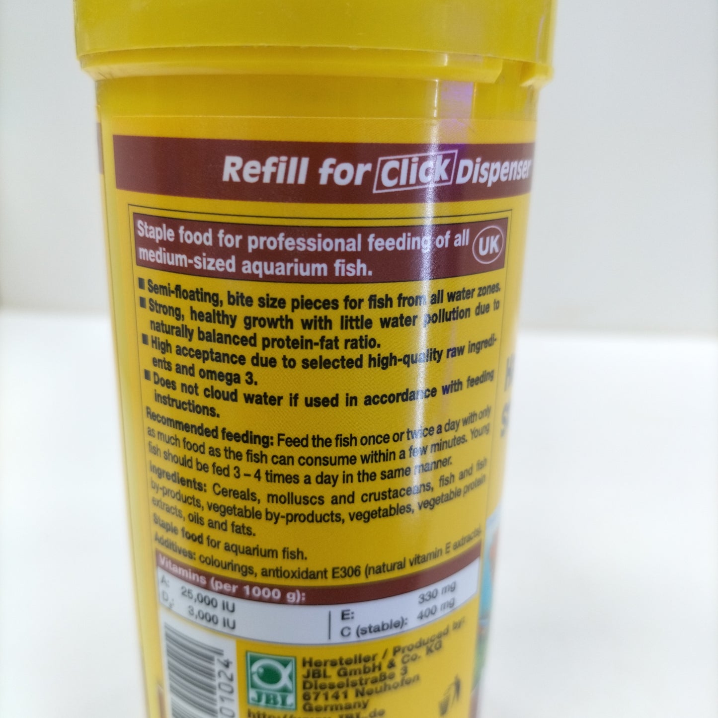 جي بي ال نوفو جرانوميكس طعام السمك 250 مل