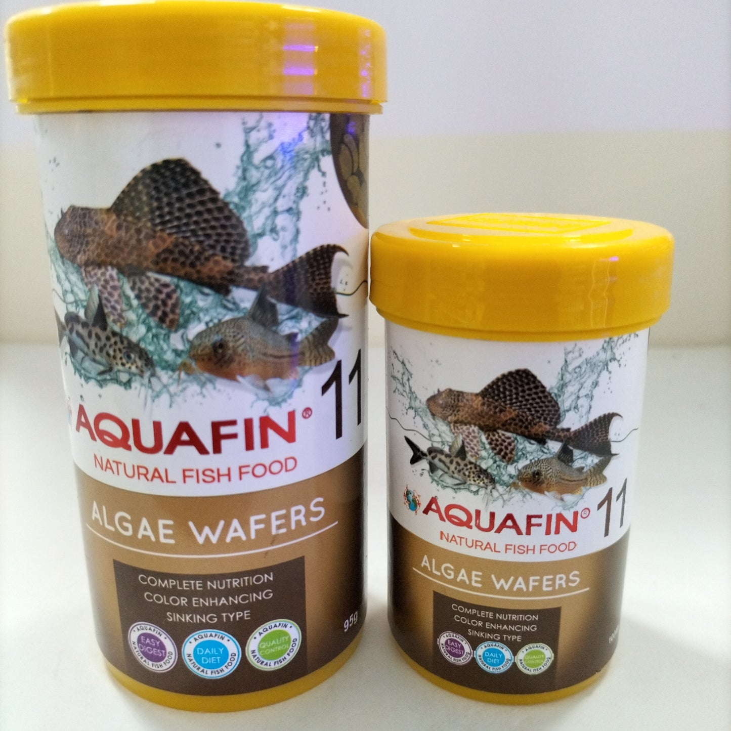 رقائق طحالب أكوافين طعام الأسماك