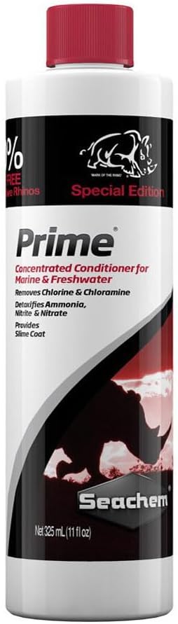 SEACHEM PRIME CONCENTRATED CONDITIONER FOR MARINE & FRESHWATER 325ML