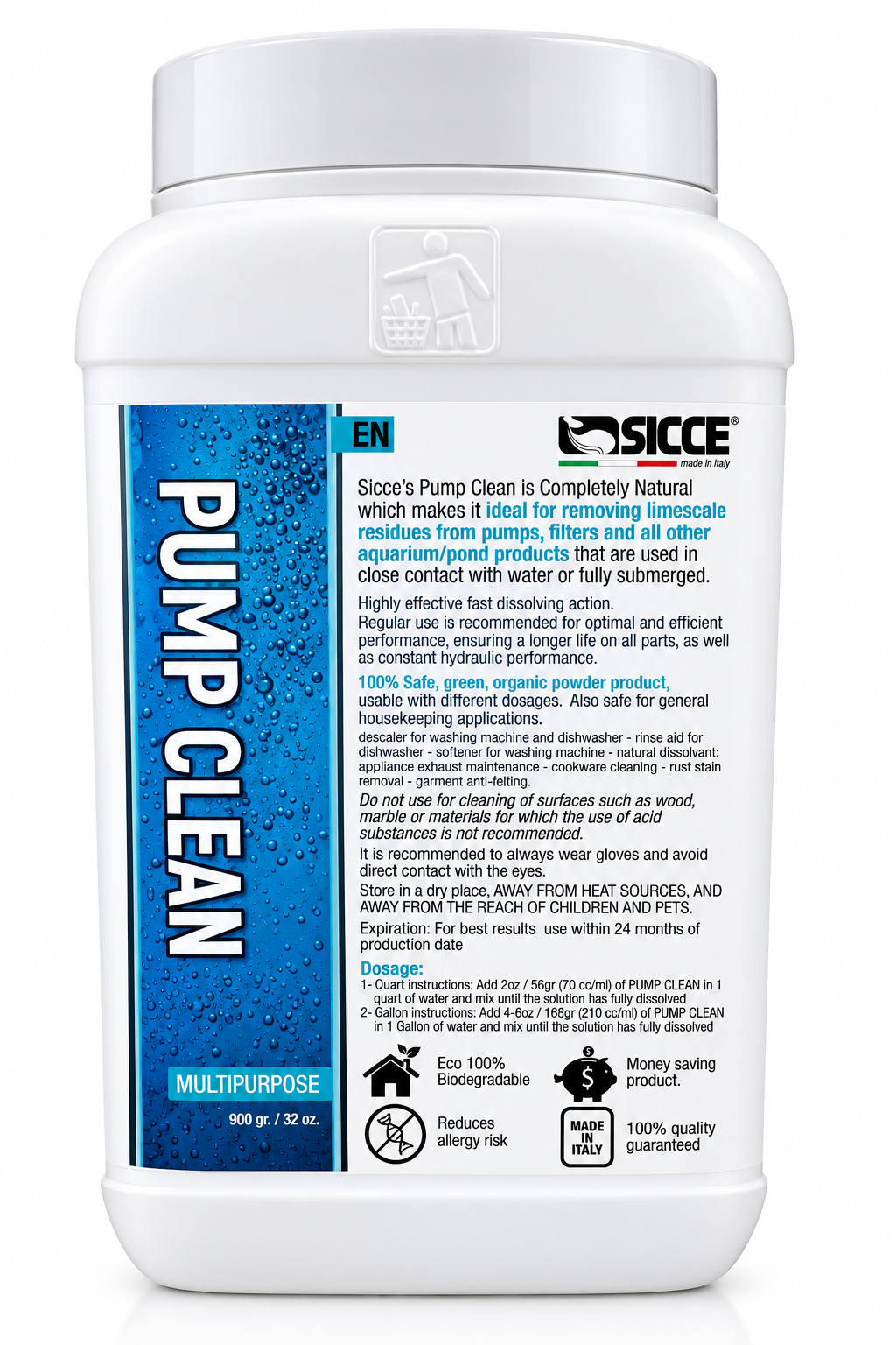 Sicce Pump Clean 900GR