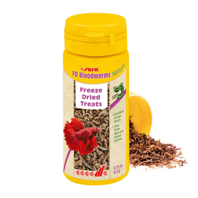 سيرا FD ديدان الدم تجميد DIRED يعامل طعام الأسماك