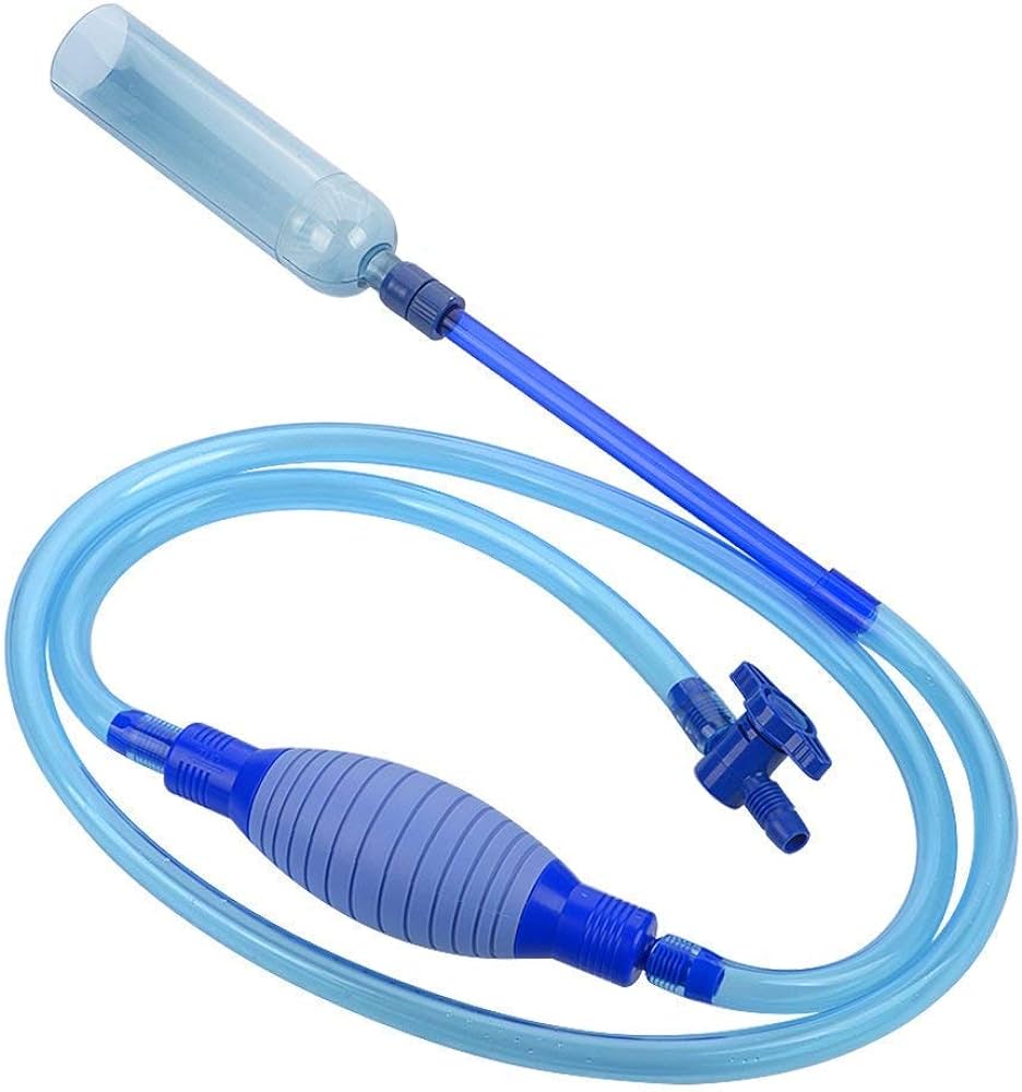 منظف الحصى الفوري بالسيفون