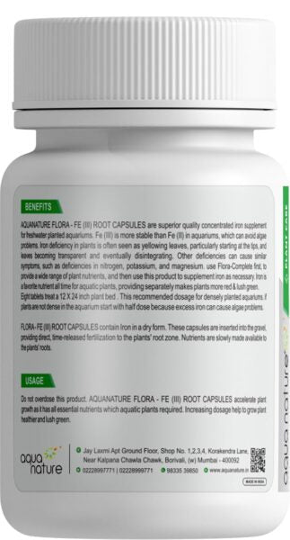 AquaNature Flora Fe (III) Root Capsules