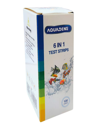 AQUADENE 6 IN 1 TEST STRIPS