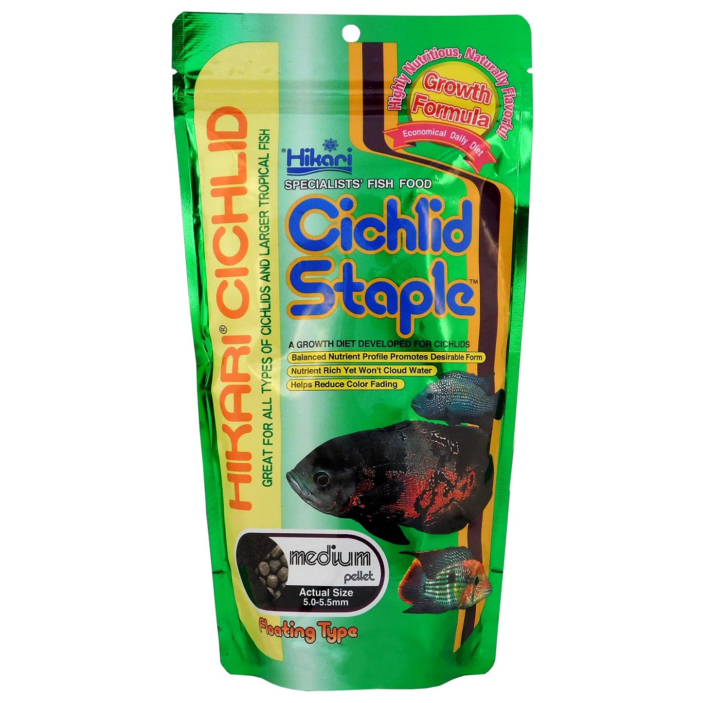 HIKARI CICHLID STAPLE MEDIUM PELLET 250G