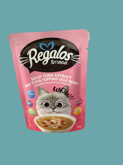 Regalos Soup Tuna Extract Mix Tuna Topping Goji Berry 40g
