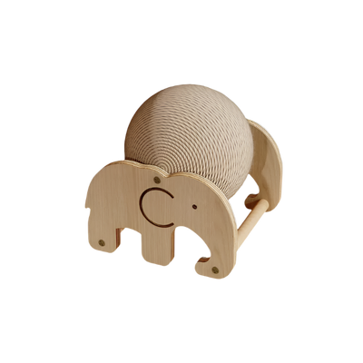 Sisal Hemp Cats Scratching Elephant Toys