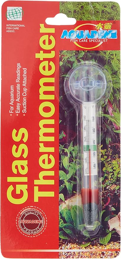 AQUADENE GLASS THERMOMETER