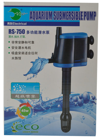 RS ELECTRICAL AQUARIUM SUBMERSIBLE PUMP RS-750