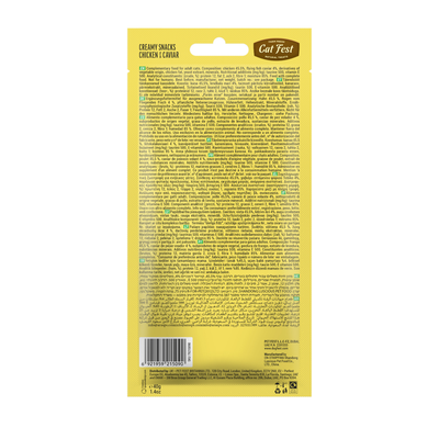 Cat Fest Creamy Snacks-Chicken With Caviar 4x10g