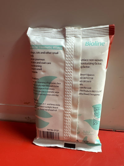 Bioline Universal Cosmetic Wipes – 10 Pieces