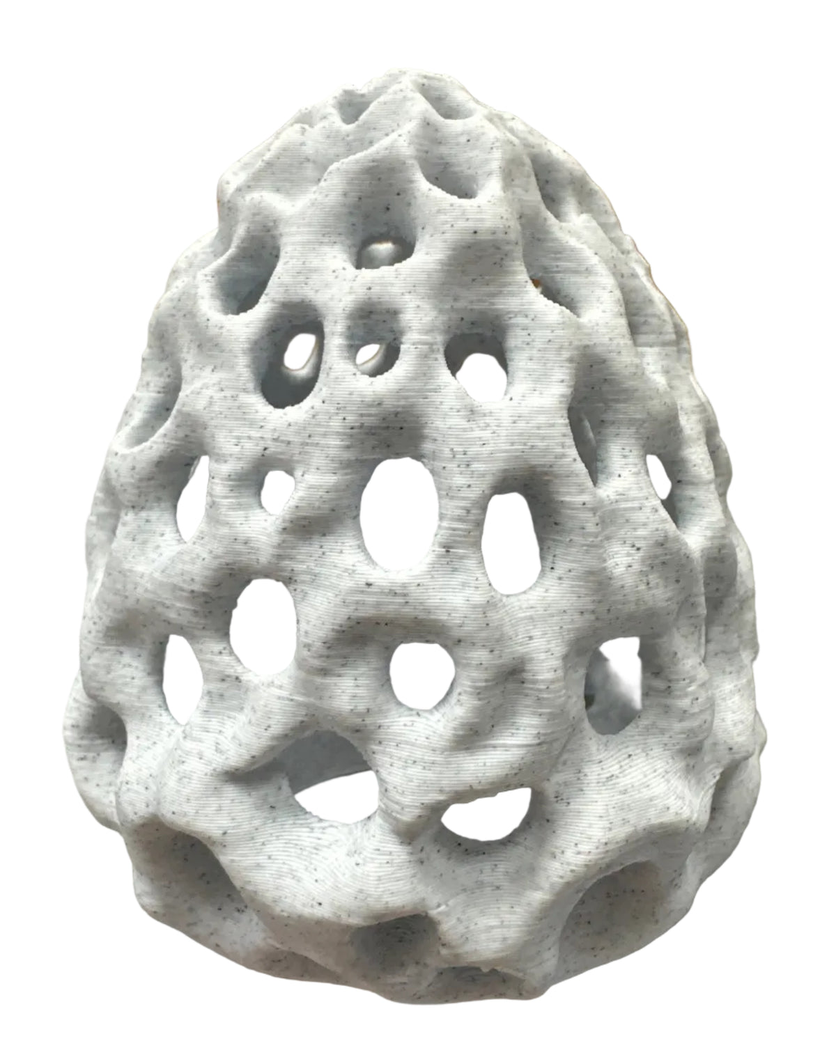 White Ceramic Rock Hideout Decoration