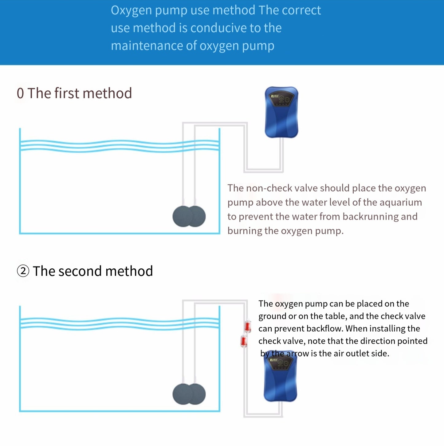 مضخة هواء أكوا بلو AC/DC ADP-03