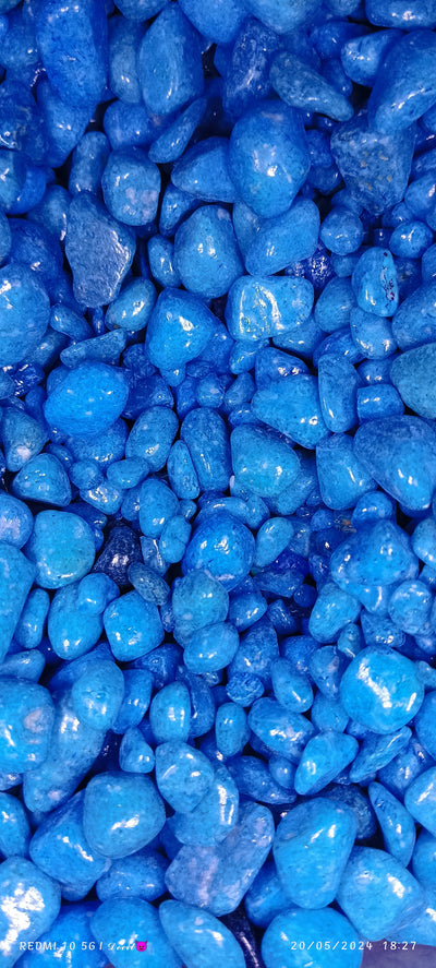 حجر لون ازرق 1 كيلو