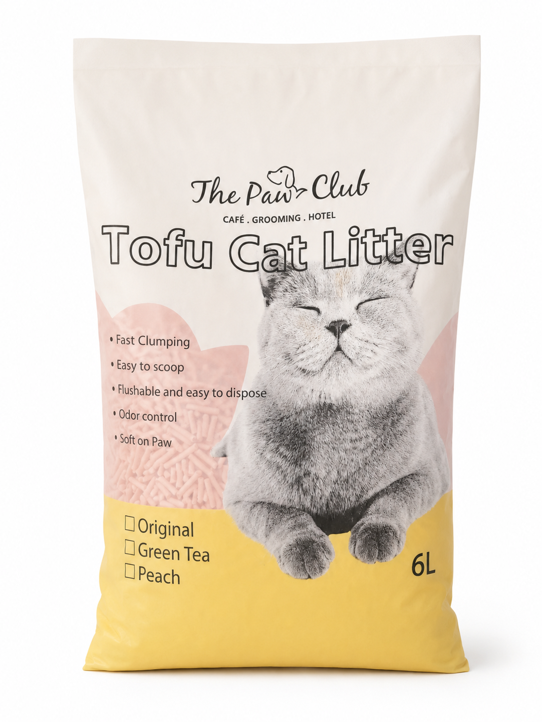 Paws Club Tofu Cat Litter 6L
