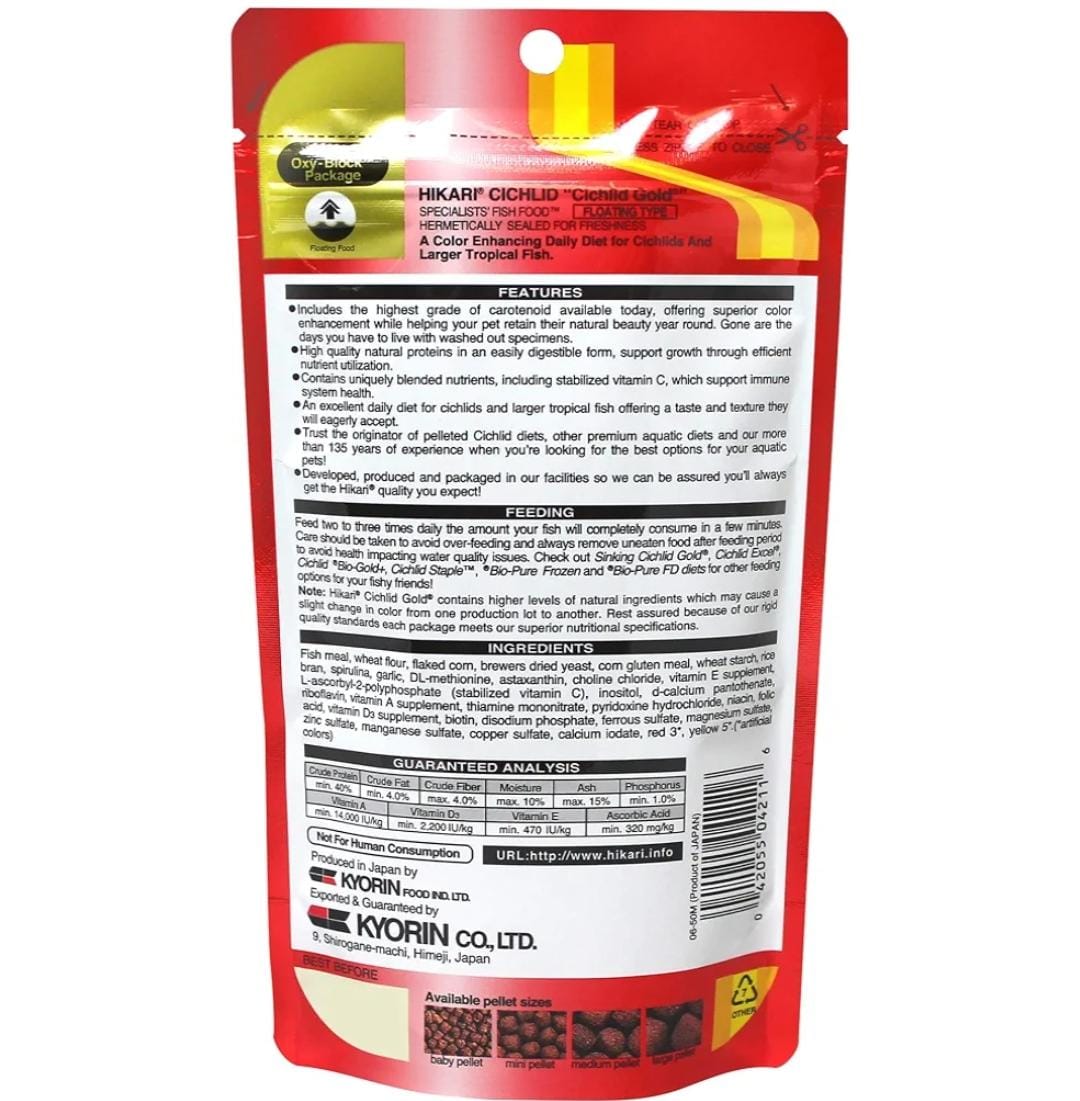 HIKARI CICHLID GOLD LARGE PELLET 57G