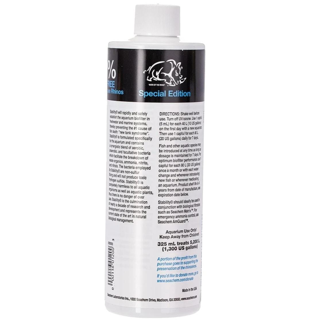 Seachem Stability New Tank Stabilization System for Marine & Freshwater 325ML