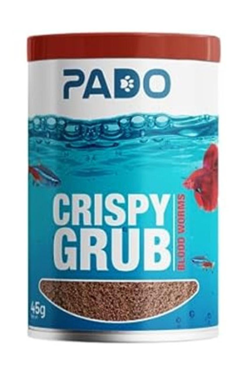 Pado Crispy Grub Blood Worms 45G