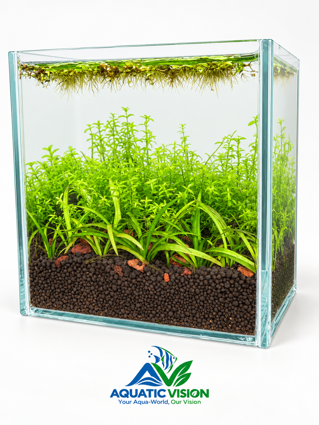 Lush Green Oasis – Planted Nano Aquascape(14x14x15)