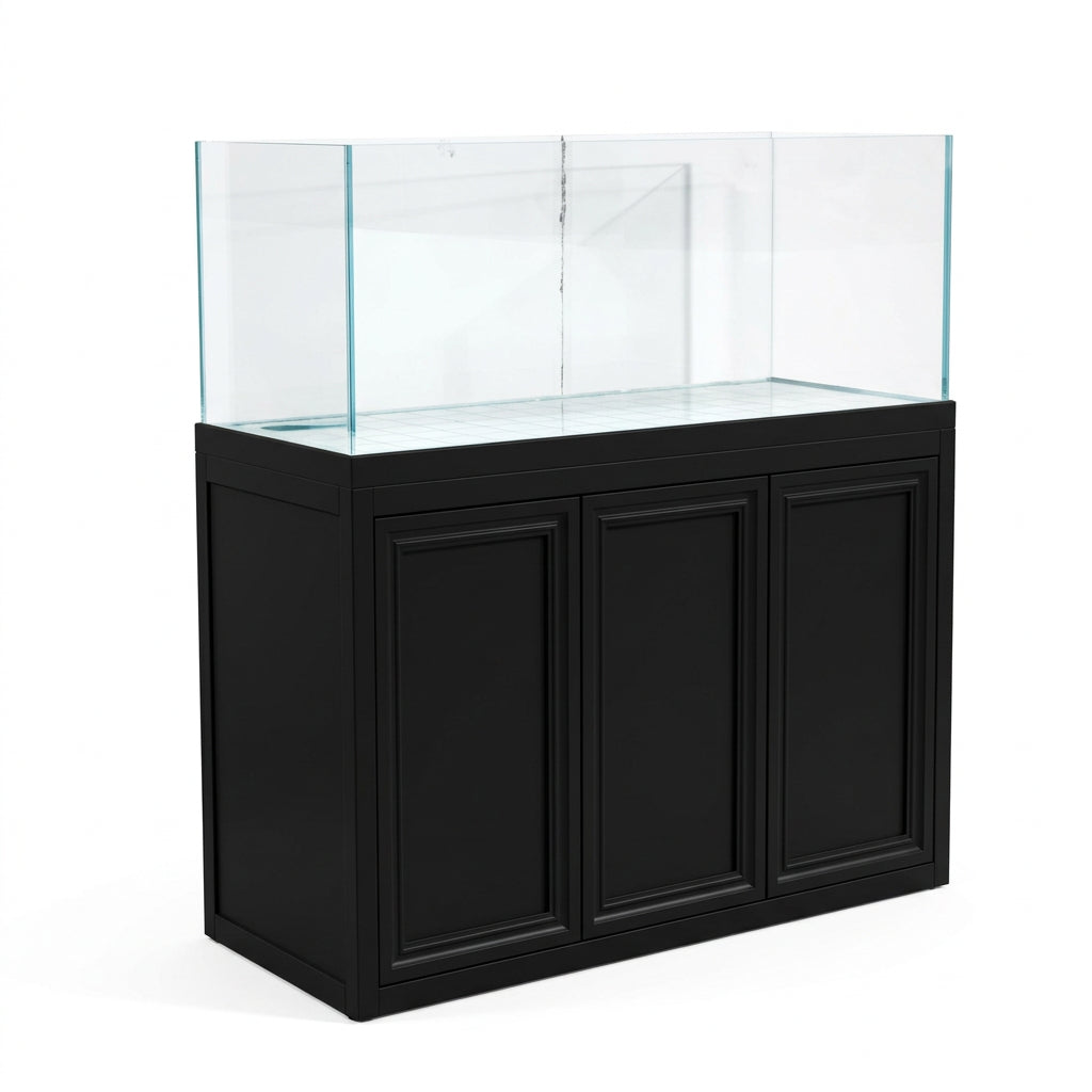 Karis Crystal Clear Aquarium with Cabinet-Black