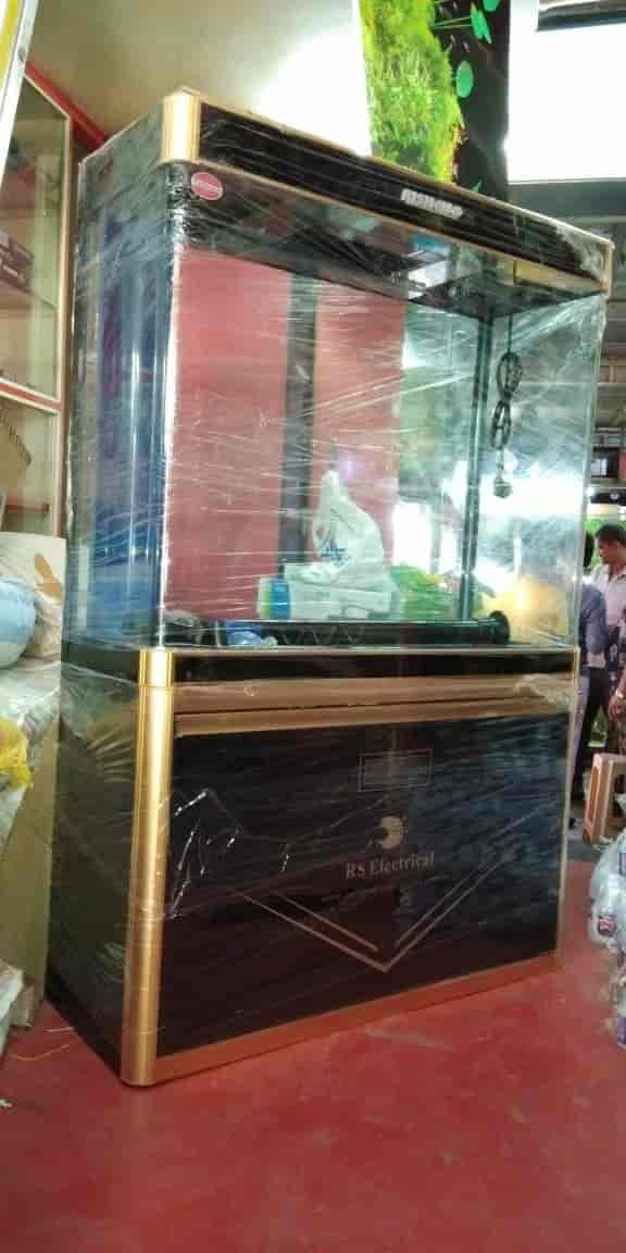 حوض السمك آر إس ريشينج + خزانة 100 سم