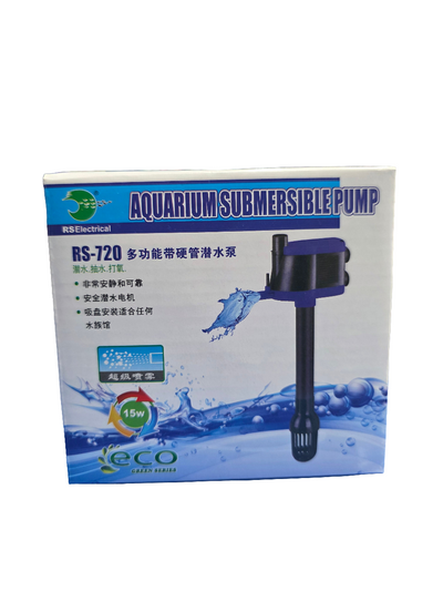 RS ELECTRICAL AQUARIUM SUBMERSIBLE PUMP RS-720