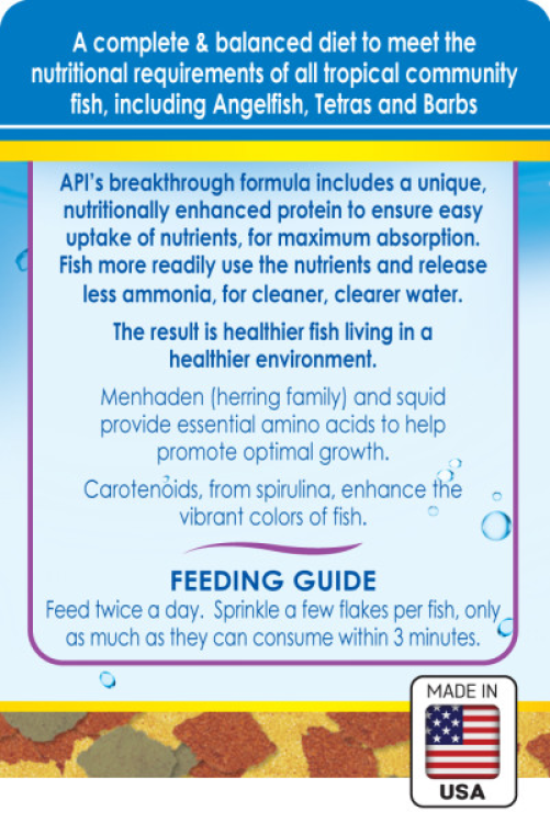 رقائق API للأسماك الاستوائية 10 جرام