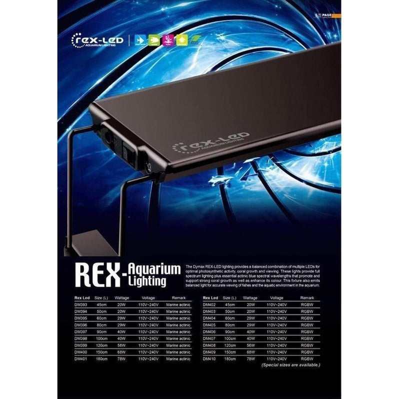 Dymax Aquarium Lighting REX- LED LIGHTING 90cm
