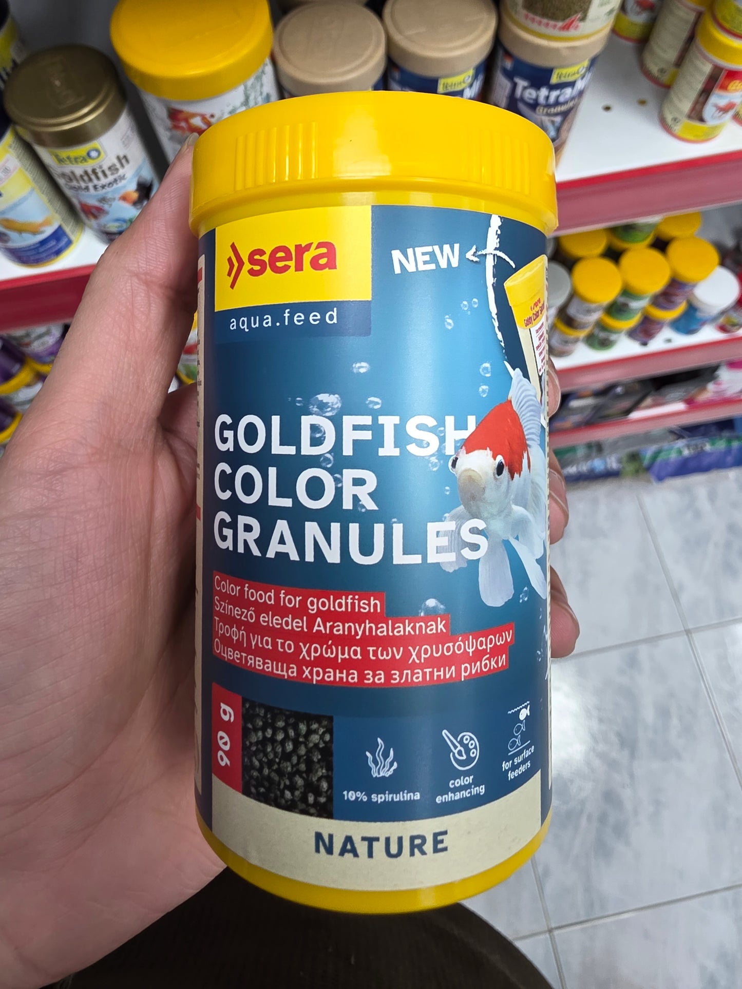 SERA GOLDY GRAN NATURE GOLDFISH GRANULES