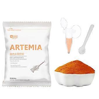 YEE Artemia Shelling Eggs Brine Shrimp Shelling Egg food for Feeding Baby Fishes 60G