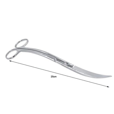 Extra Curved Stainless Steel Scissor – 25 cm