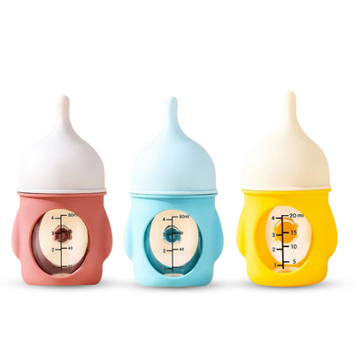Pet Baby Anti-chocking Milk Bottles 80ml
