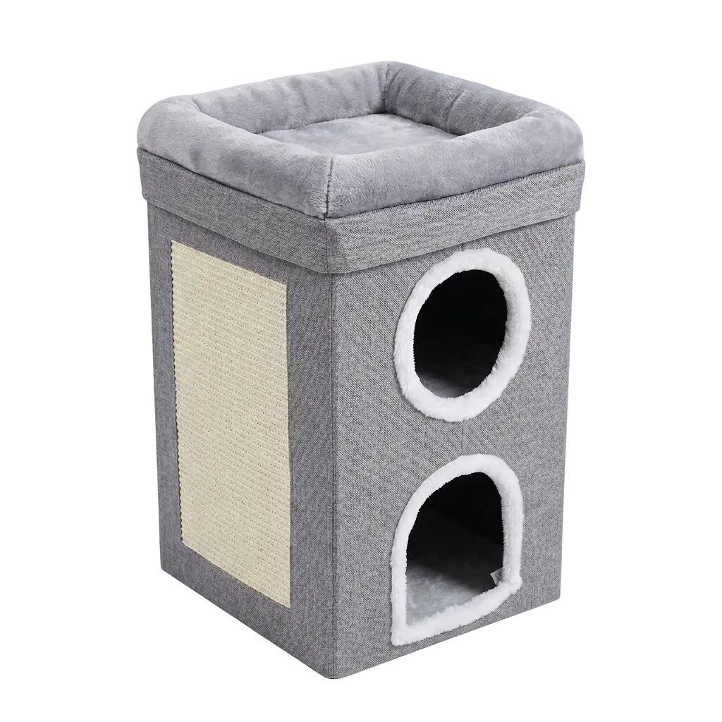 Three Layer Cat Scratcher House Bed