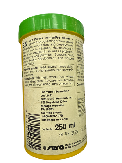 SERA GROWTH FOOD For Discuss 250ml