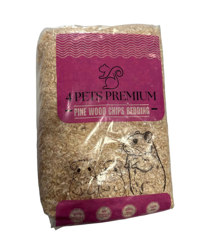 4 Pets Premium Pine Wood Chips Bedding