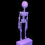 Aquarium toy Dancing skeleton decoration