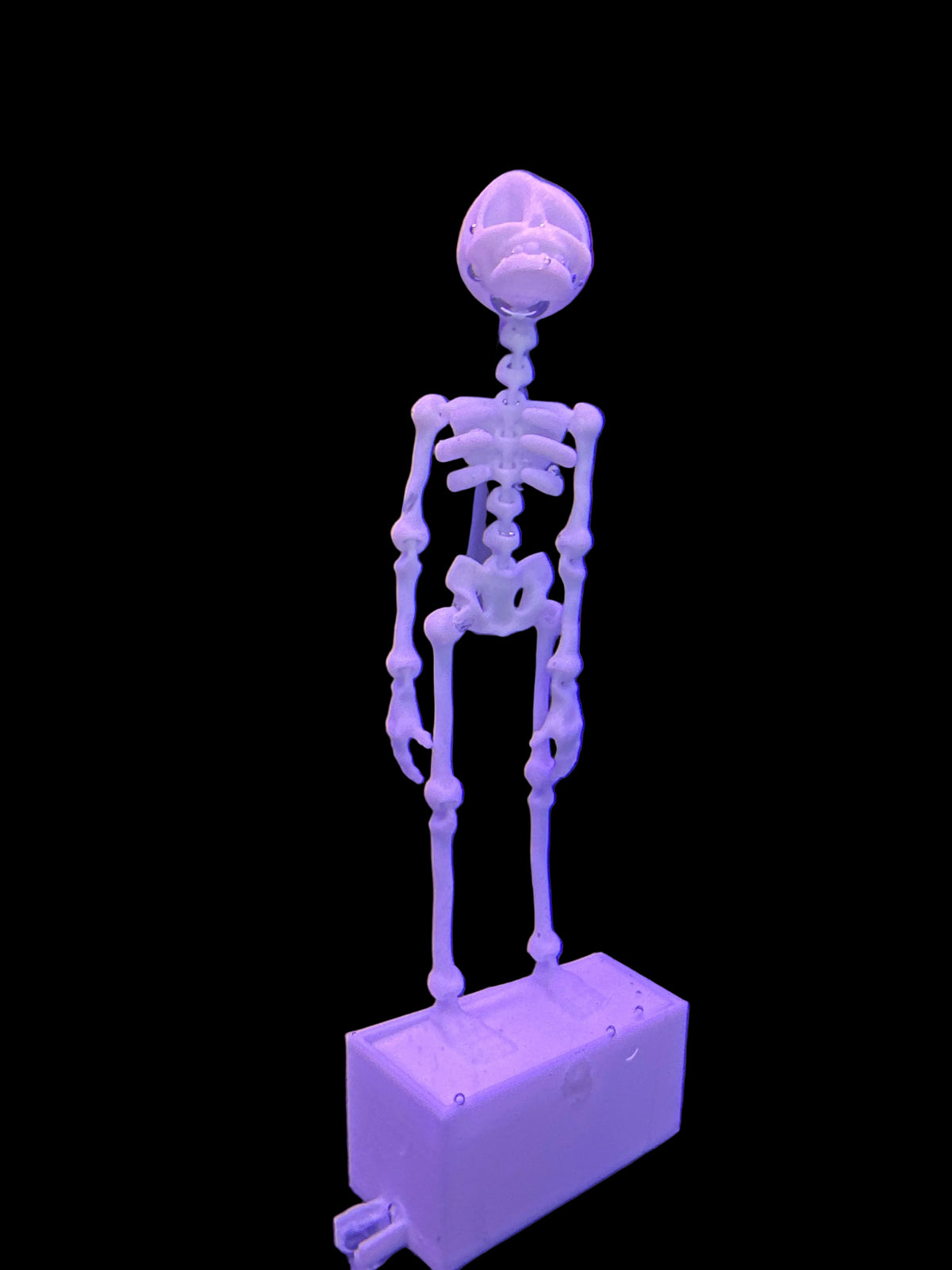 Aquarium toy Dancing skeleton decoration