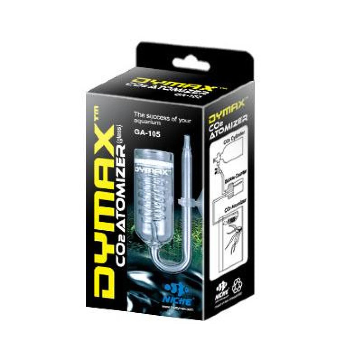 Dymax CO2 Glass Atomizer GA105 Large
