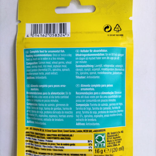 JBL PRO NOVO NEON GRANO XXS SINKING FISH FOOD 20ML