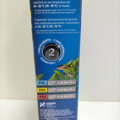 FLUVAL SHATTER PROOF AQUARIUM HEATER 25W