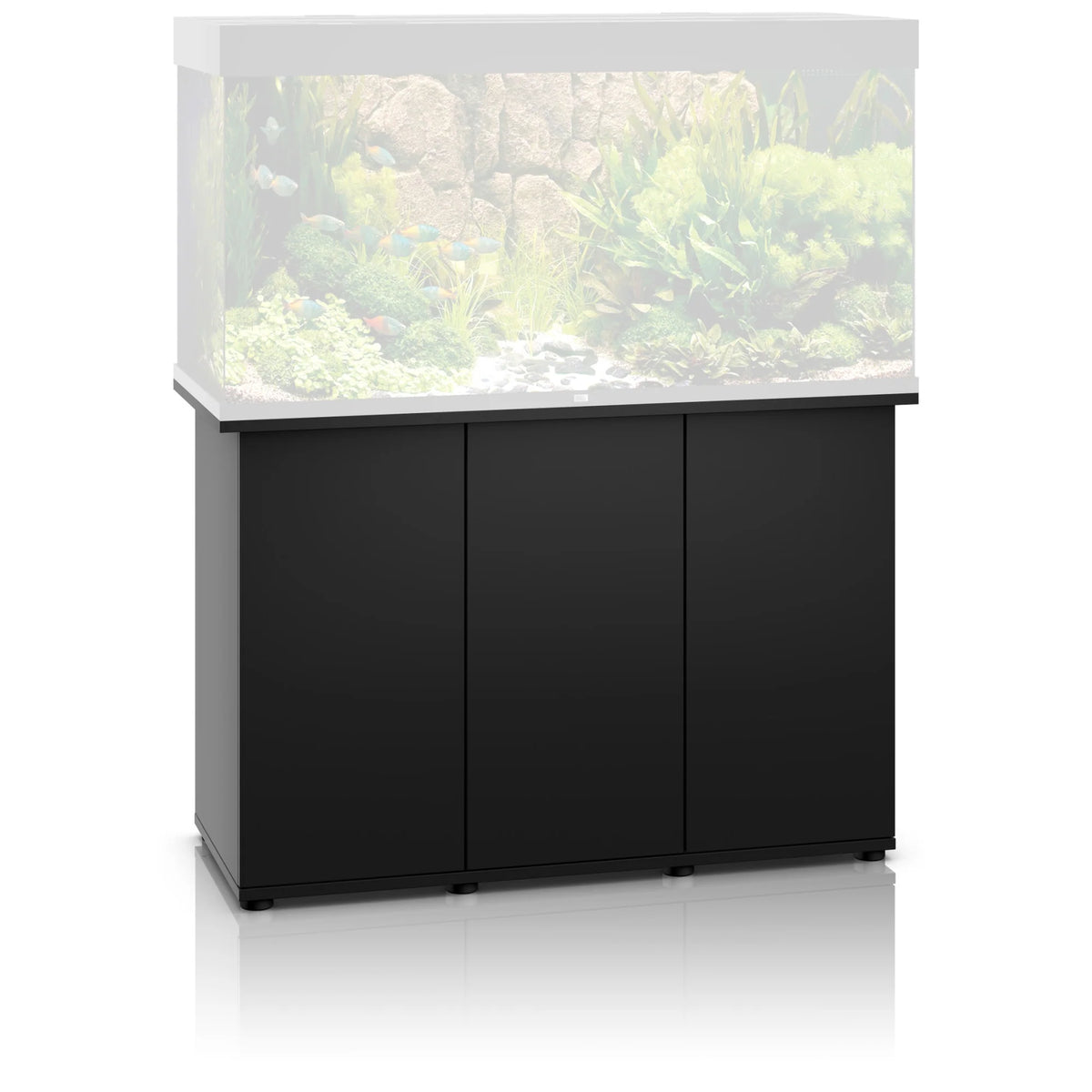 Rio 350 LED Aquarium With Cabinet Black