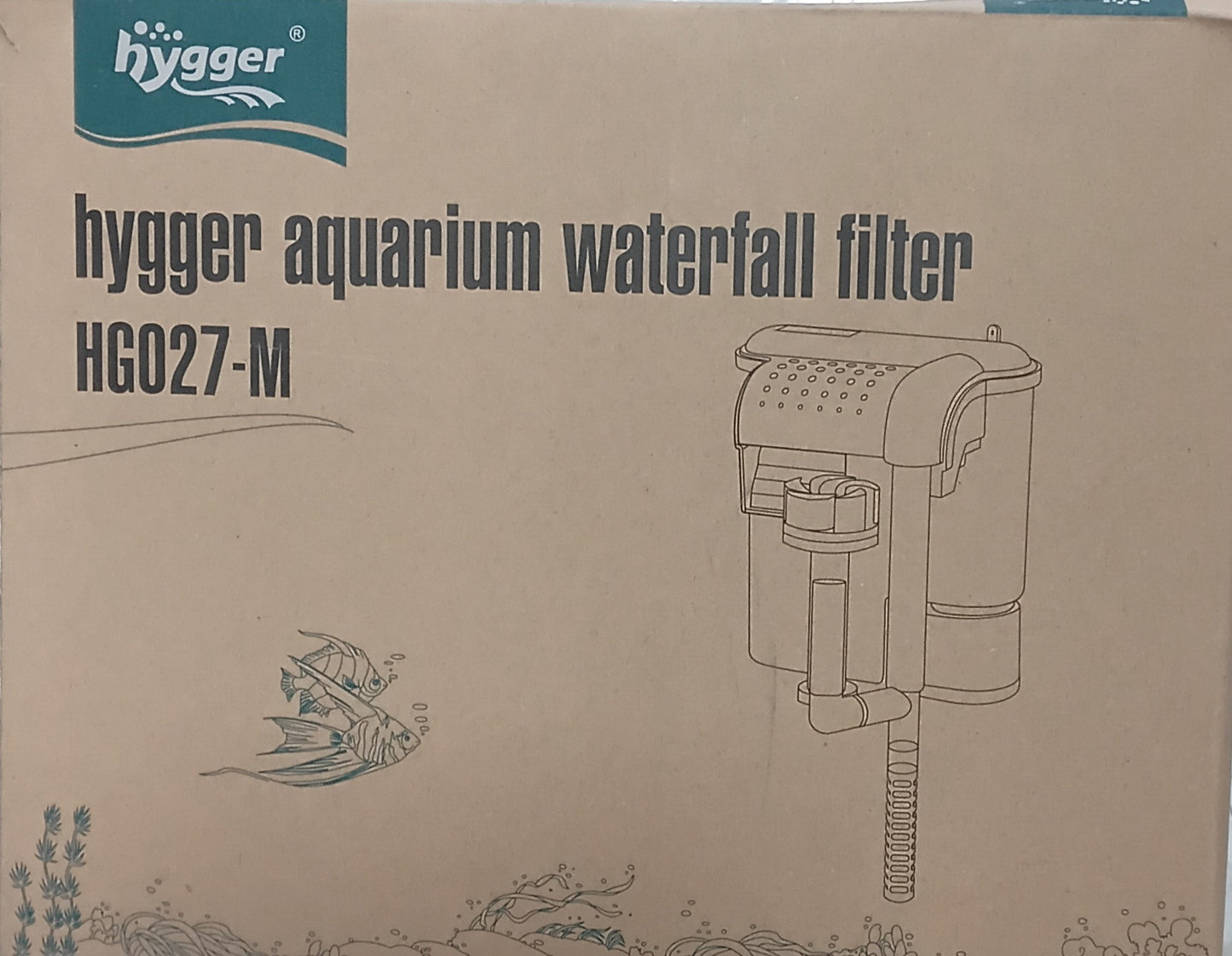 HYGGER AQUARIUM WATERFALL FILTER HG027-M