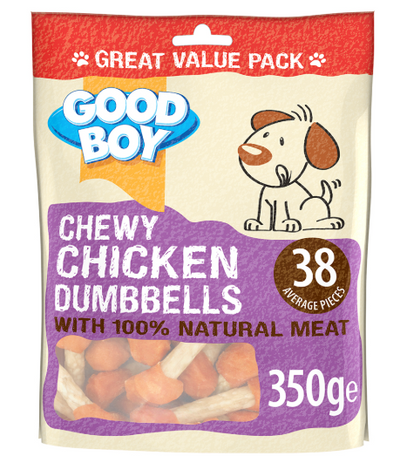 GOOD BOY CHEWY CHICKEN DUMBBELLS 350G