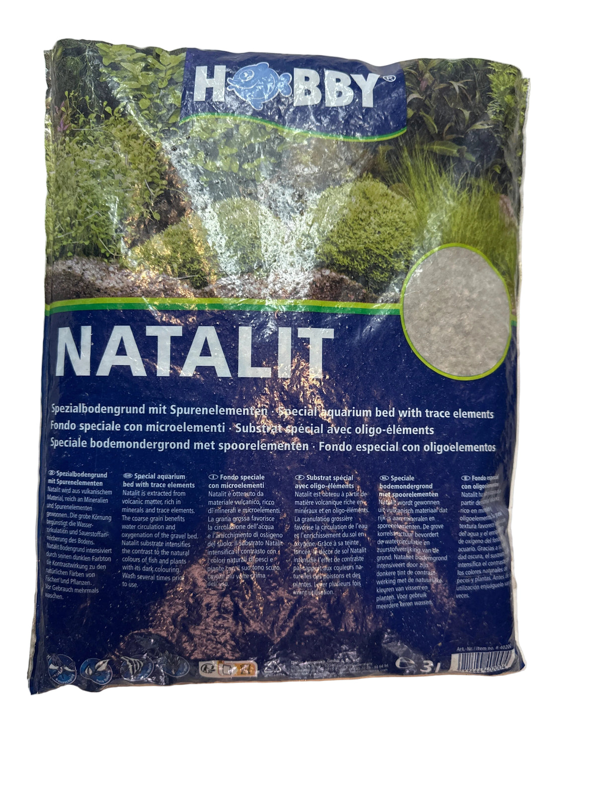 Hobby Natalit Aquarium Substrate – 3 Litres